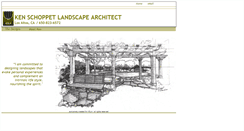 Desktop Screenshot of kenschoppetlandscapearchitect.com