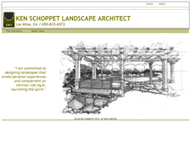 Tablet Screenshot of kenschoppetlandscapearchitect.com
